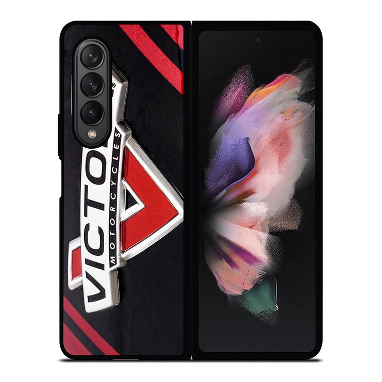 VICTORY MOTORCYCLES EMBLEM Samsung Galaxy Z Fold 3 Case Cover VICTORY MOTORCYCLES EMBLEM Samsung Galaxy Z Fold 3 Case Cover