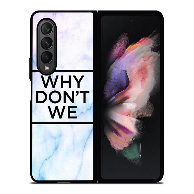 WHY DONT WE MARBLE LOGO Samsung Galaxy Z Fold 3 Case Cover