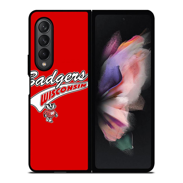 WISCONSIN BADGERS FOOTBALL SYMBOL Samsung Galaxy Z Fold 3 Case Cover