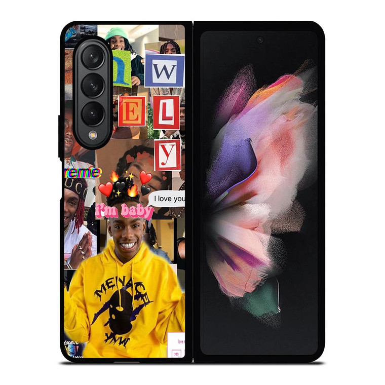 YNW MELLY RAPPER COLLAGE Samsung Galaxy Z Fold 3 Case Cover