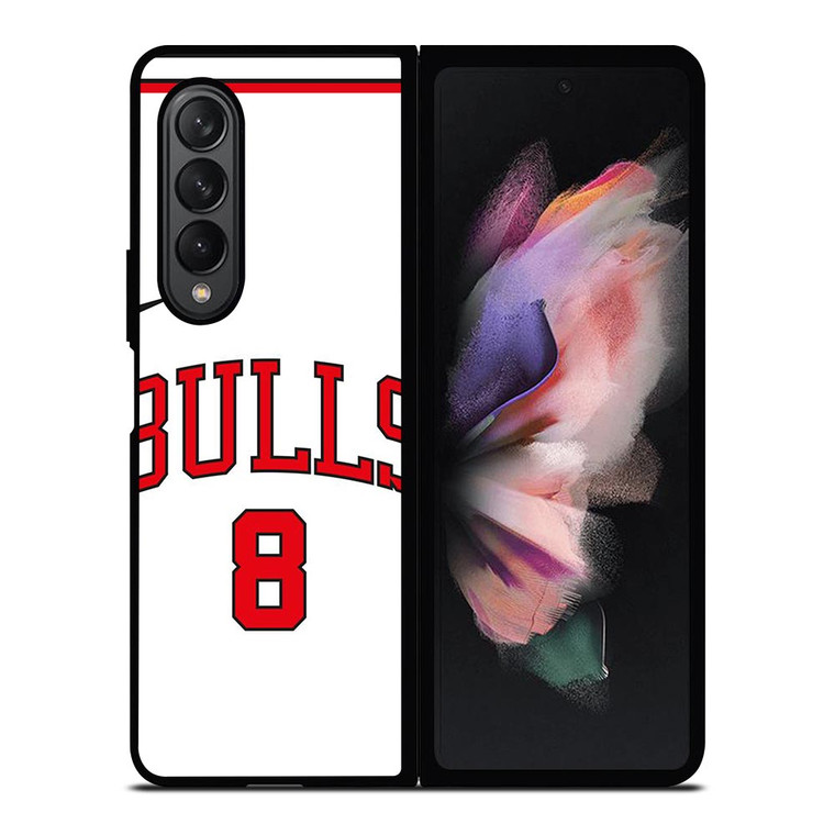 ZACH LAVINE CHICAGO BULLS WHITE Samsung Galaxy Z Fold 3 Case Cover