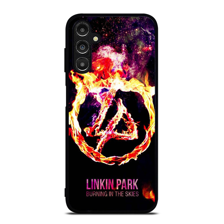 LINKIN PARK LOGO BURNING IN THE SKIES Samsung Galaxy A14 Case