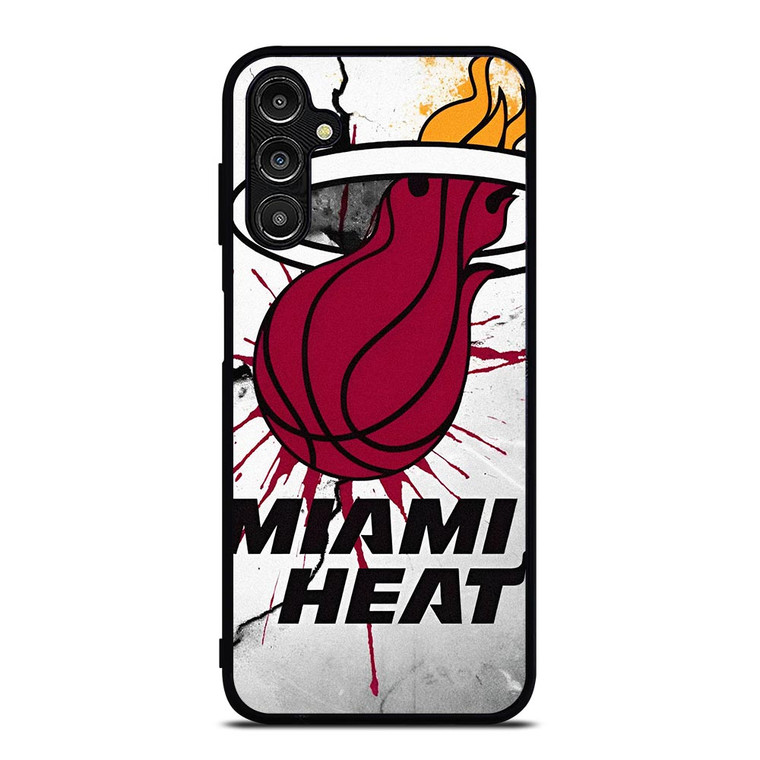 MIAMI HEAT CRACKED LOGO Samsung Galaxy A14 Case