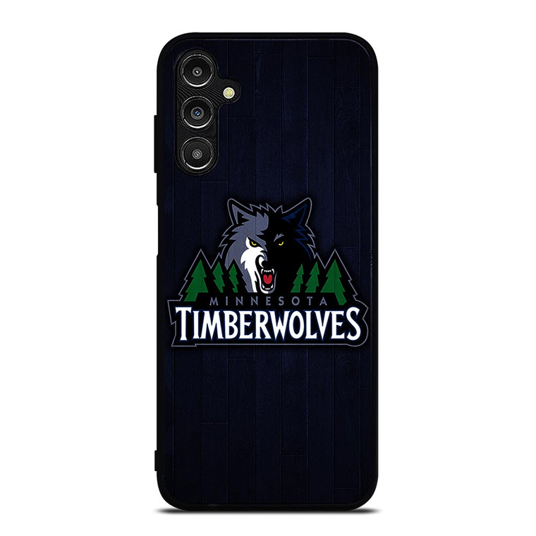MINNESOTA TIMBERWOLVES WOODEN LOGO Samsung Galaxy A14 Case