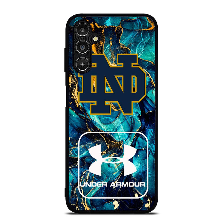 NOTRE DAME VS UNDER ARMOUR MARBLE BLUE Samsung Galaxy A14 Case