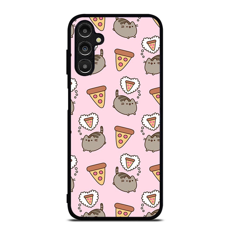 PUSHEEN THE CAT PIZZA Samsung Galaxy A14 Case