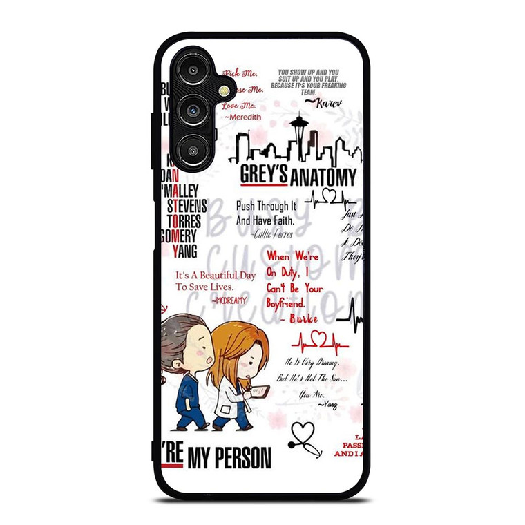 QUOTES OF GREY'S ANATOMY Samsung Galaxy A14 Case