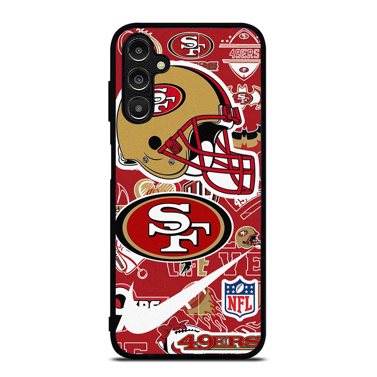 SAN FRANCISCO 49ERS NFL STICKER BOMB Samsung Galaxy A14 Case SAN FRANCISCO 49ERS NFL STICKER BOMB Samsung Galaxy A14 Case