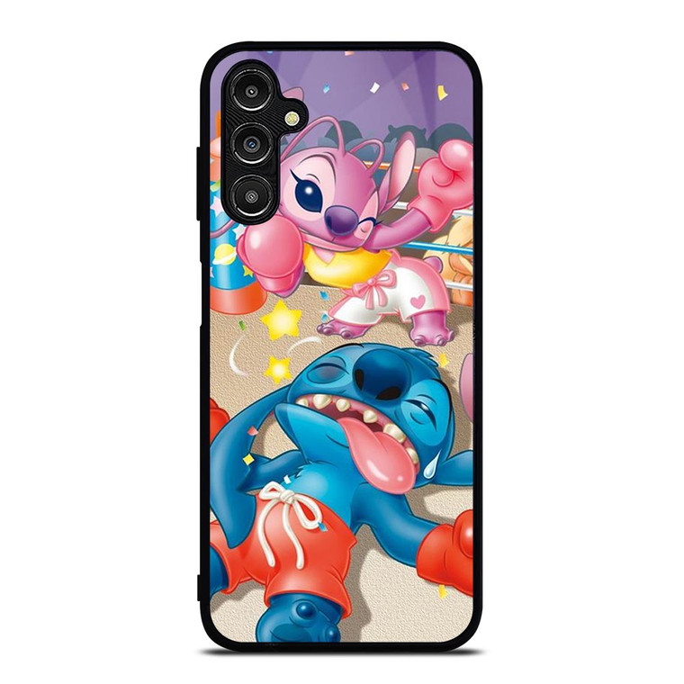 STITCH AND GIRLFRIEND BOXING Samsung Galaxy A14 Case