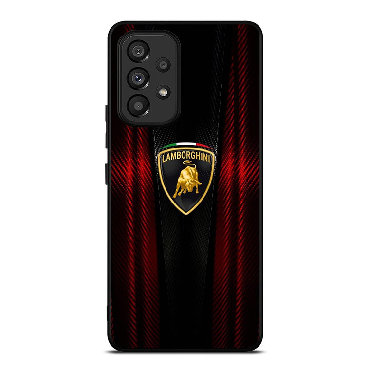 LAMBORGHINI RED CARBON Samsung Galaxy A53 Case