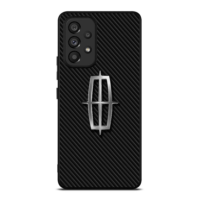 LINCOLN MOTOR LOGO CARBON Samsung Galaxy A53 Case