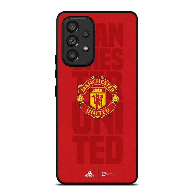 MANCHESTER UNITED FC ADIDAS LOGO Samsung Galaxy A53 Case