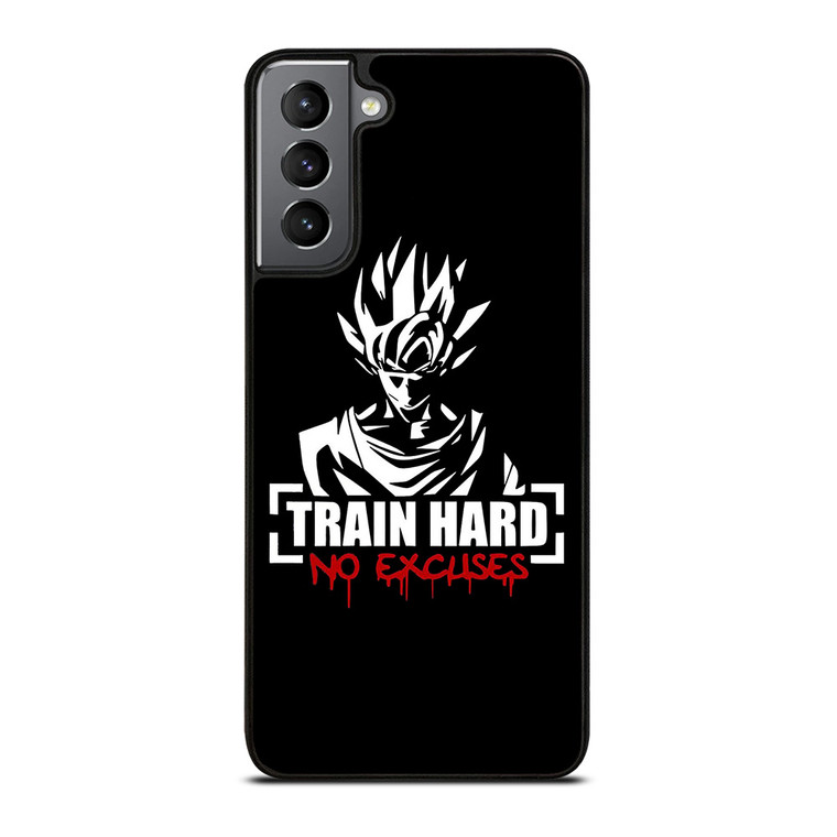 GOKU TRAIN HARD NO EXCUSES Samsung Galaxy S21 Plus Case