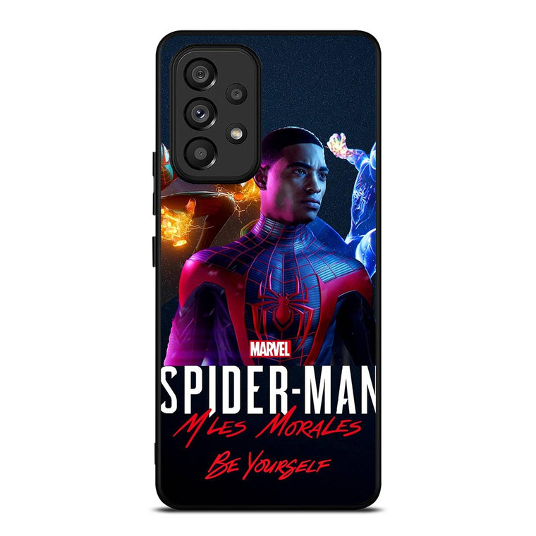 MARVEL SPIDERMAN MILES MORALES POSTER Samsung Galaxy A53 Case