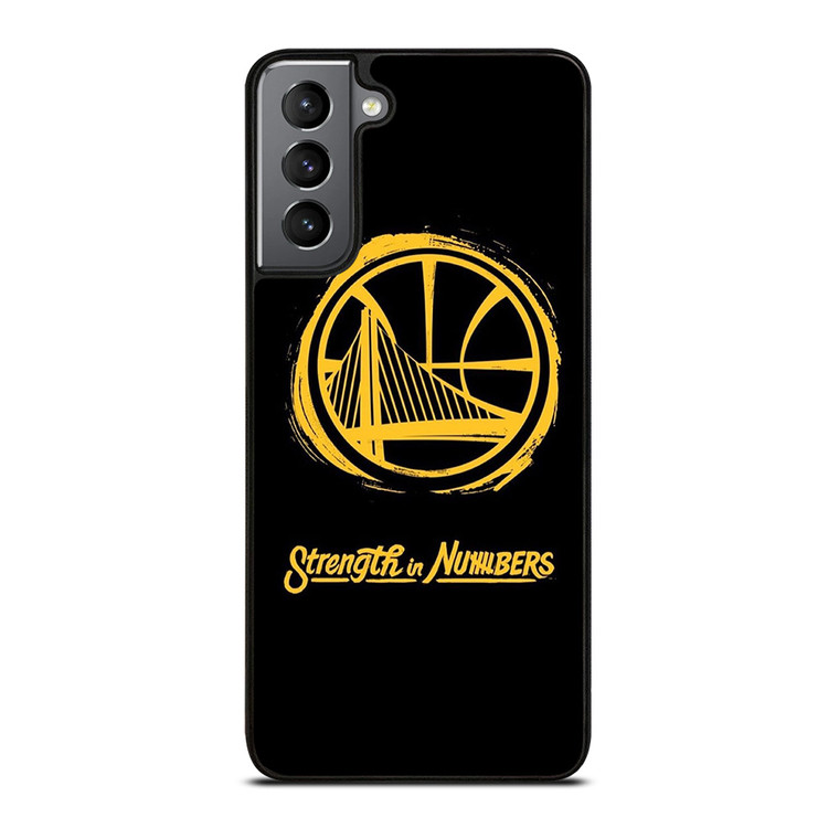GOLDEN STATE WARRIORS LOGO STRENGTH IN NUMBERS Samsung Galaxy S21 Plus Case