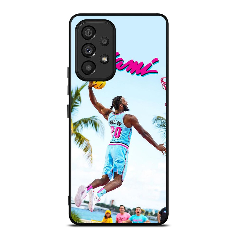 MIAMI HEAT DWYANE WADE DUNK Samsung Galaxy A53 Case