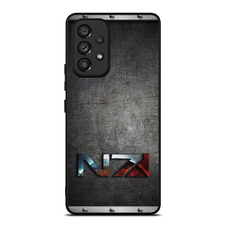 N7 ARMOUR MASS EFFECT METAL EMBLEM Samsung Galaxy A53 Case
