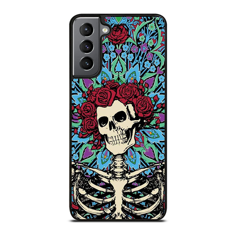 GRATEFUL DEAD SKELETON AND ROSES Samsung Galaxy S21 Plus Case
