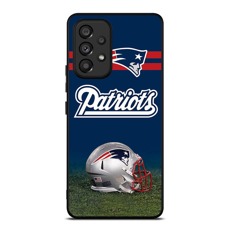 NEW ENGLAND PATRIOTS HELMET LOGO Samsung Galaxy A53 Case