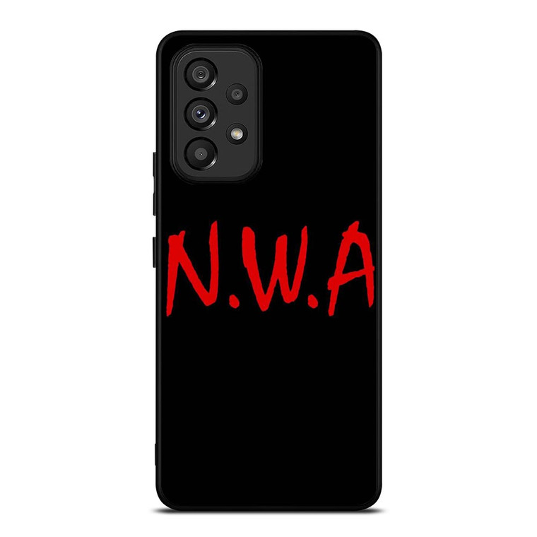 NWA NIGGAZ WIT ATTITUDES HIP HOP LOGO Samsung Galaxy A53 Case