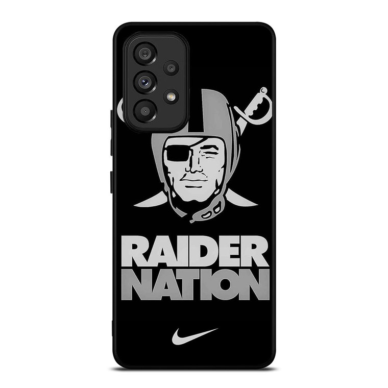 OAKLAND RAIDERS NATION NIKE Samsung Galaxy A53 Case