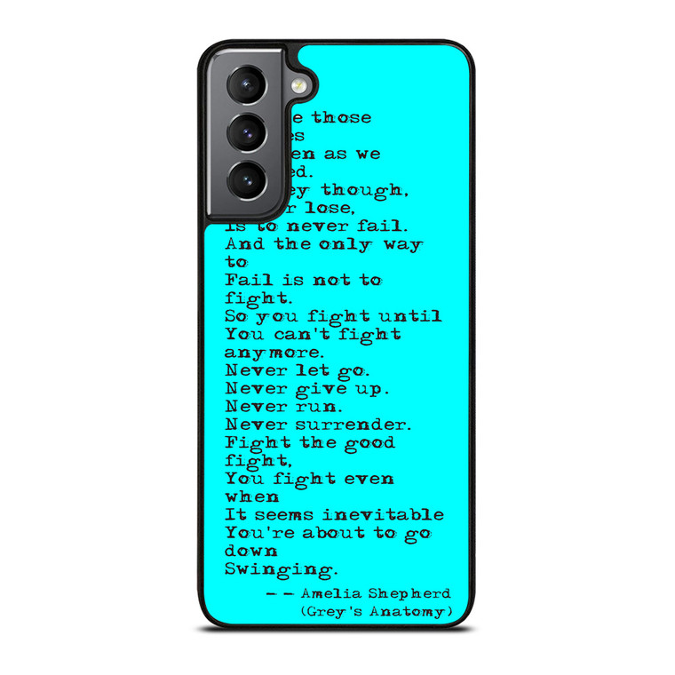 GREY'S ANATOMY QUOTES Samsung Galaxy S21 Plus Case