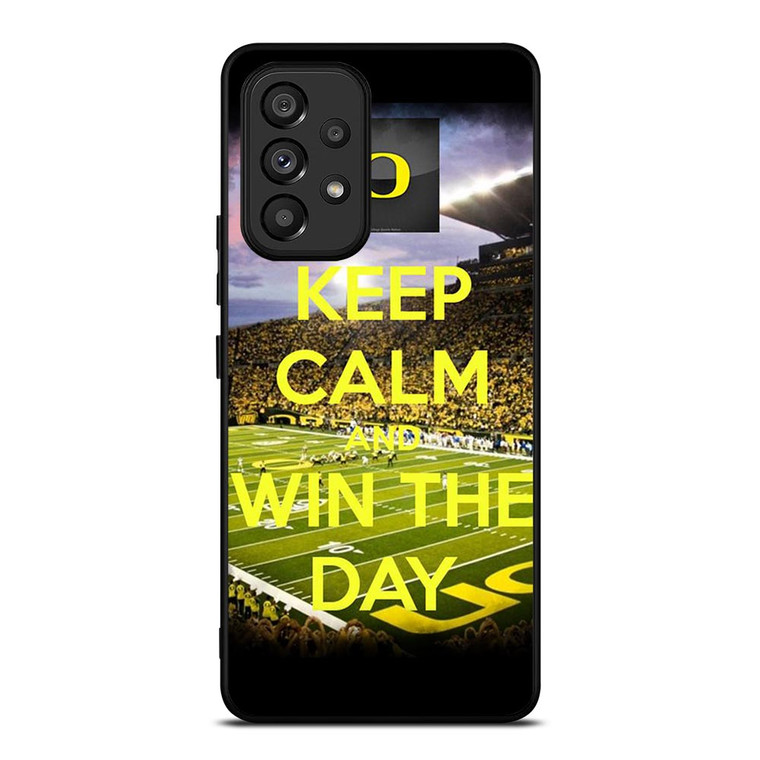 OREGON DUCKS WIN THE DAY Samsung Galaxy A53 Case