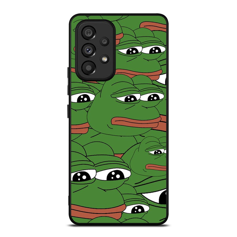 PEPE THE FROG PATTERN Samsung Galaxy A53 Case