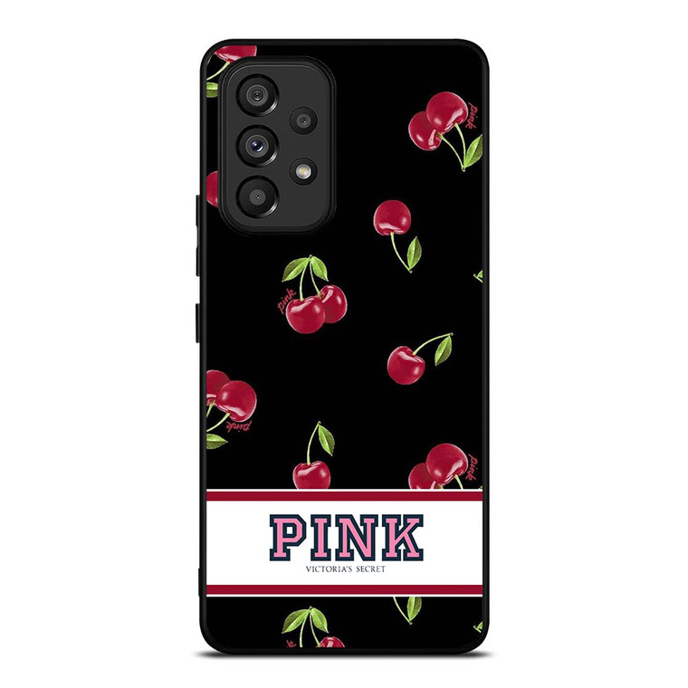 PINK VICTORIA'S SECRET CHERRY Samsung Galaxy A53 Case