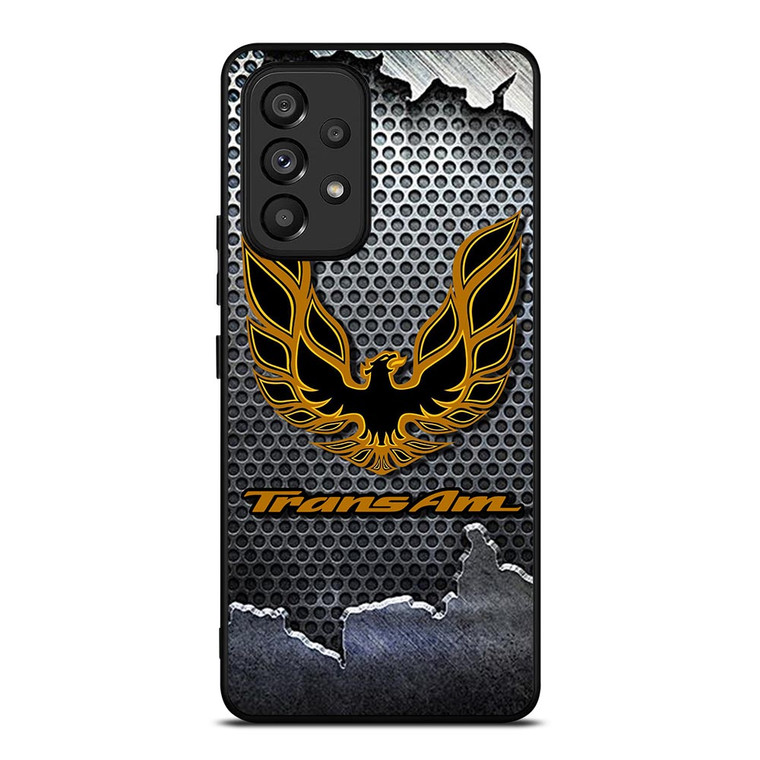 PONTIAC TRANS AM FIREBIRD METAL LOGO 2 Samsung Galaxy A53 Case