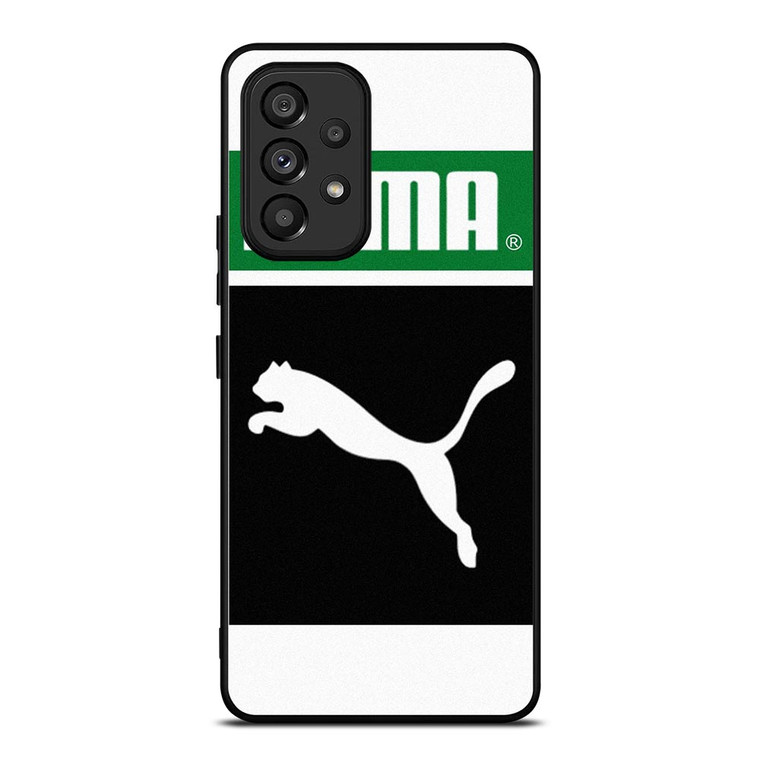 PUMA WHITE LOGO Samsung Galaxy A53 Case