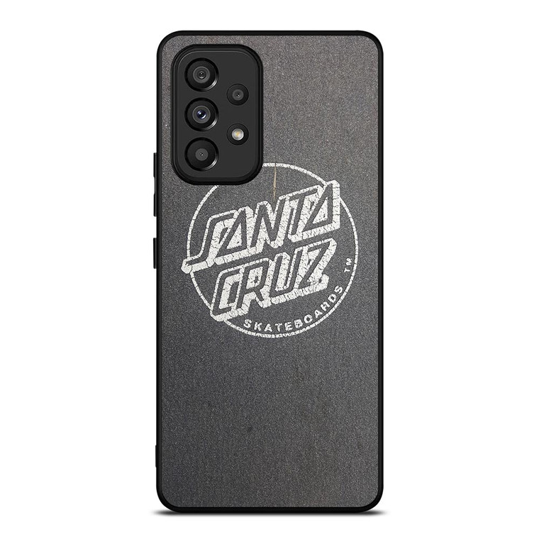 SANTA CRUZ SKATEBOARD LOGO ASPHALT Samsung Galaxy A53 Case
