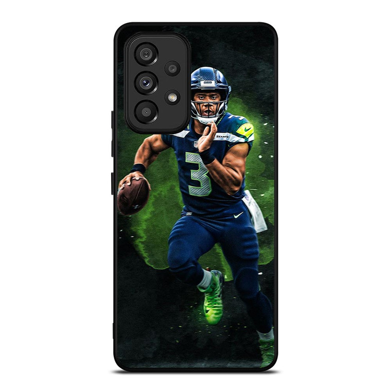 SEATTLE SEAHAWKS RUSSELL WILSON NFL Samsung Galaxy A53 Case