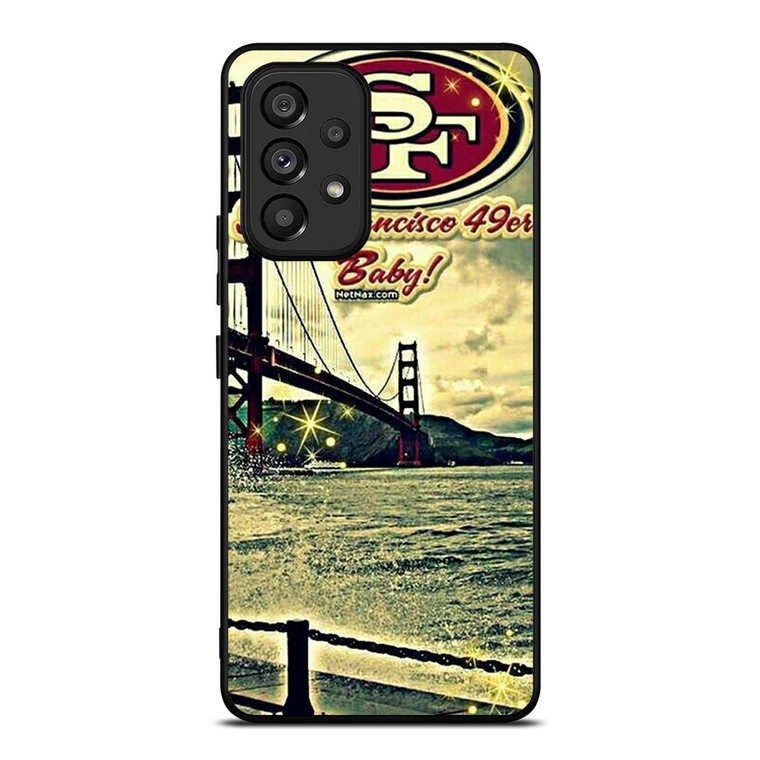 sf49ers SF 49ERS BRIDGE FOOTBALL Samsung Galaxy A53 Case