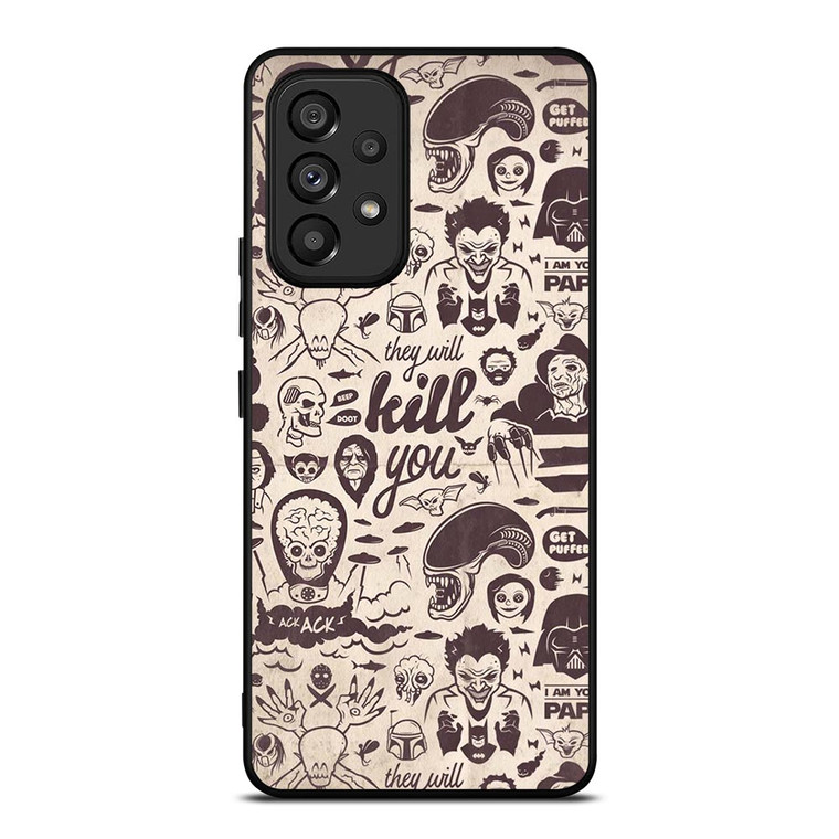 SLASHER PATTERN Samsung Galaxy A53 Case