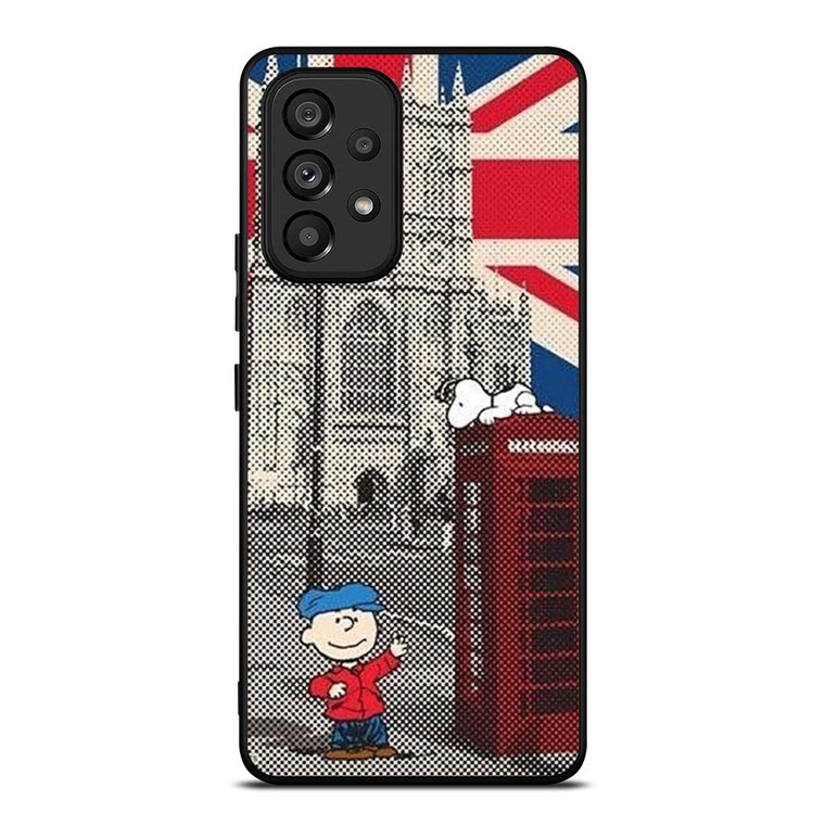 SNOOPY BOX TELEPHONE Samsung Galaxy A53 Case