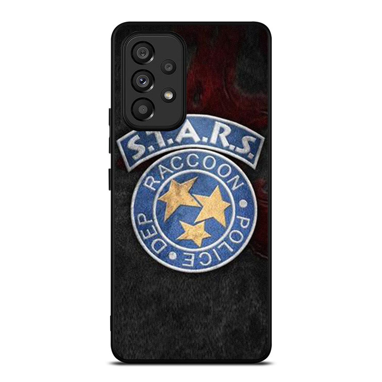 STARS RACCOON POLICE DEP BADGE Samsung Galaxy A53 Case