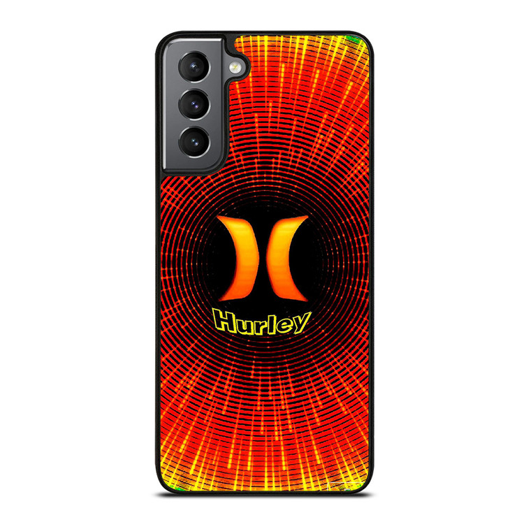 HURLEY ORANGE BLACK LOGO Samsung Galaxy S21 Plus Case