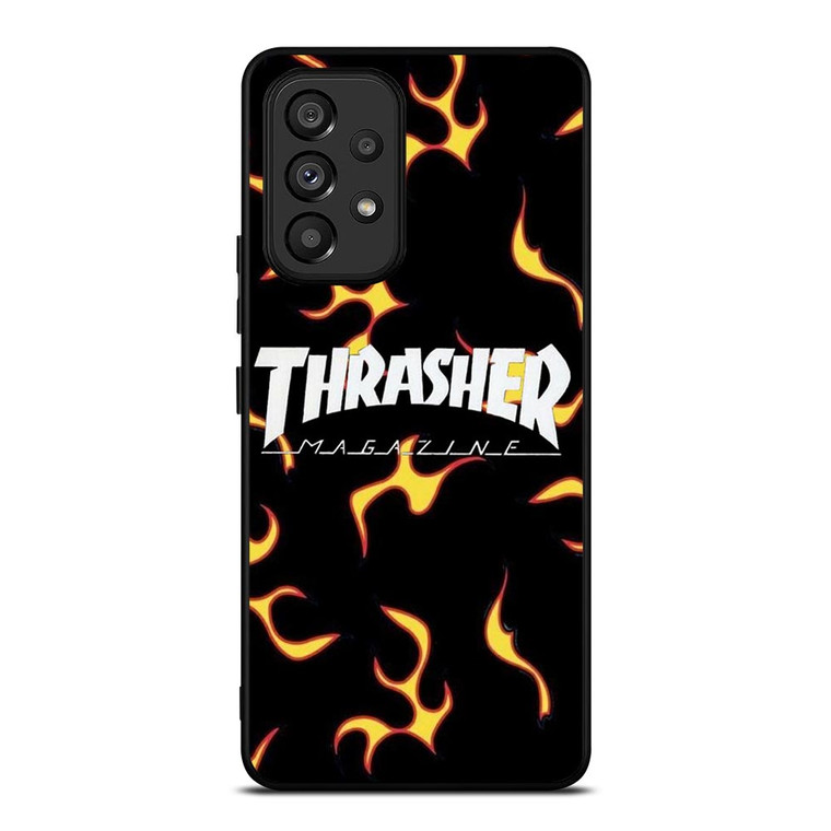 THRASHER SKATEBOARD MAGAZINE FLAME Samsung Galaxy A53 Case