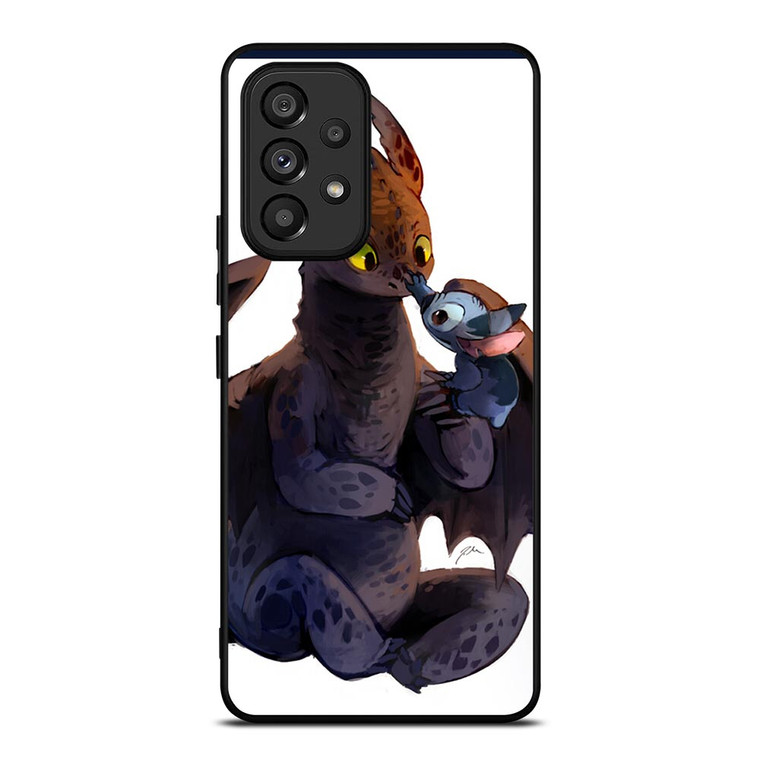 TOOTHLESS AND STITCH CARTOON 2 Samsung Galaxy A53 Case