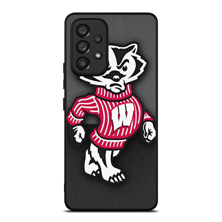 WISCONSIN BADGERS FOOTBALL MASCOT Samsung Galaxy A53 Case