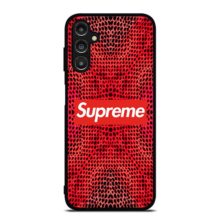 SUPREME RED SNAKE SKIN Samsung Galaxy A14 Case