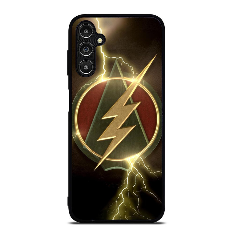 THE FLASH GREEN ARROW LOGO Samsung Galaxy A14 Case