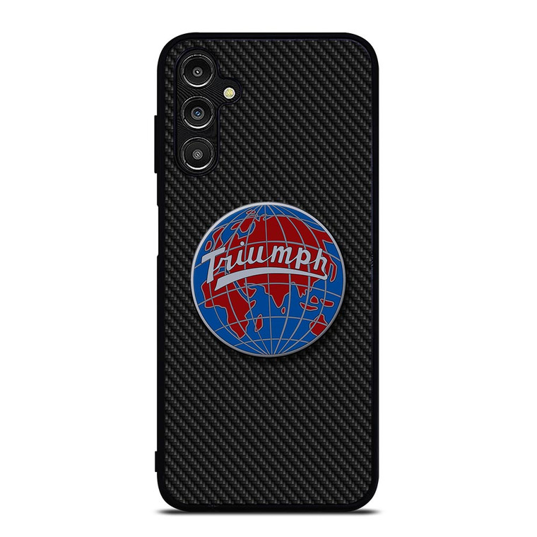 TRIUMPH WORLDWIDE LOGO CARBON Samsung Galaxy A14 Case