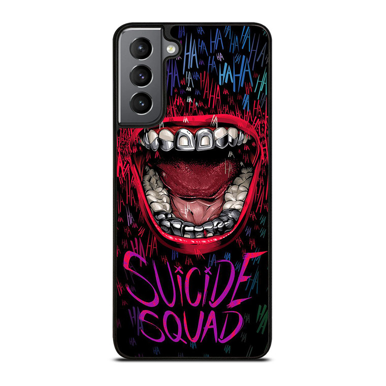 JOKER COMIC SUICIDE SQUAD HAHAHA Samsung Galaxy S21 Plus Case