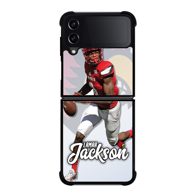 LAMAR JACKSON LOUISVILLE CARDINALS Samsung Galaxy Z FLip4 5G Case Cover