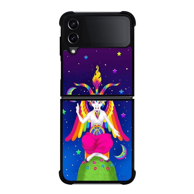 LISA FRANK BAPHOMET Samsung Galaxy Z FLip4 5G Case Cover
