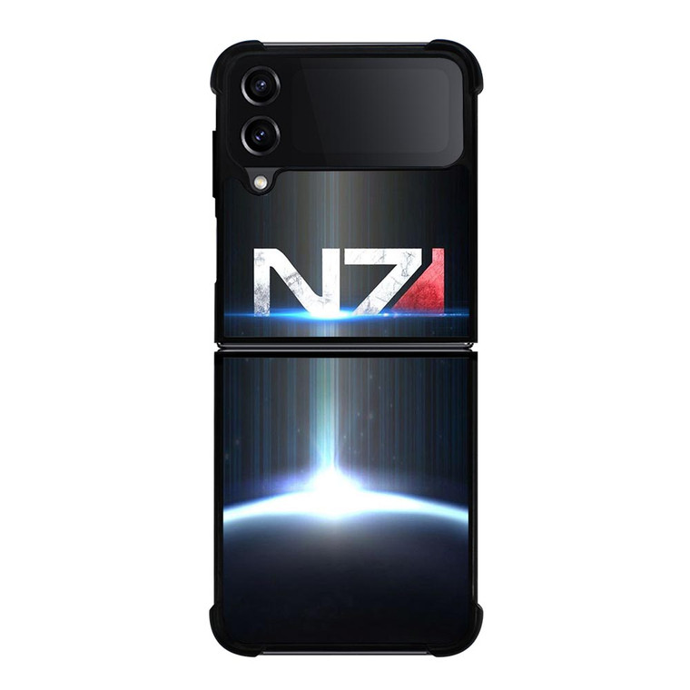 N7 ARMOUR SYMBOL MASS EFFECT Samsung Galaxy Z FLip4 5G Case Cover