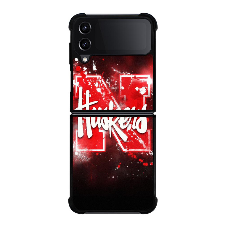 NEBRASKA HUSKERS FOOTBALL 3 Samsung Galaxy Z FLip4 5G Case Cover