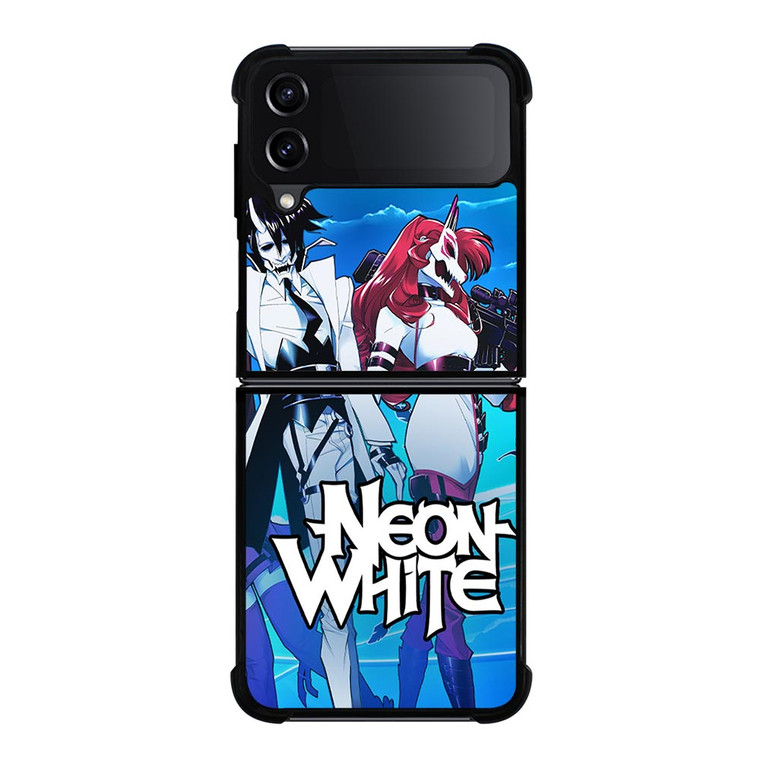 NEON WHITE GAMES Samsung Galaxy Z FLip4 5G Case Cover